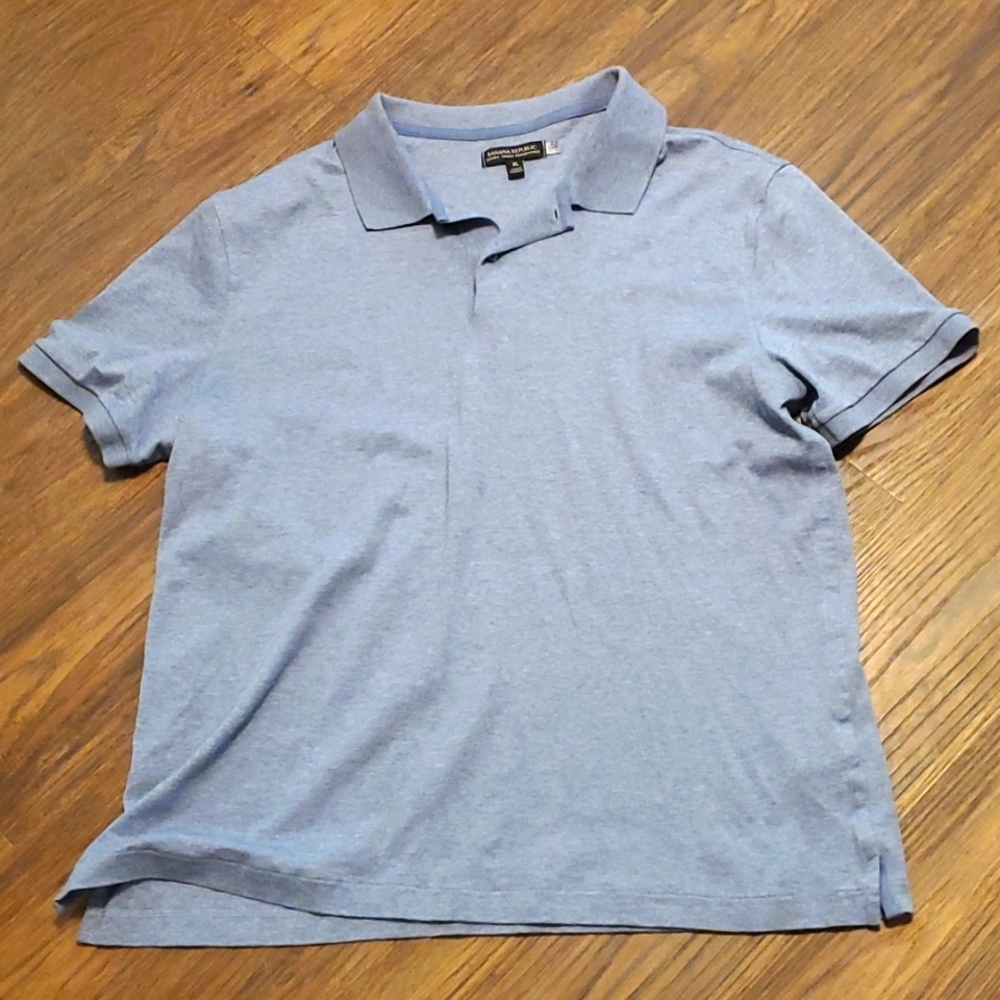 Men's "Banana Republic Polo Shirt -- Ocean Blue"